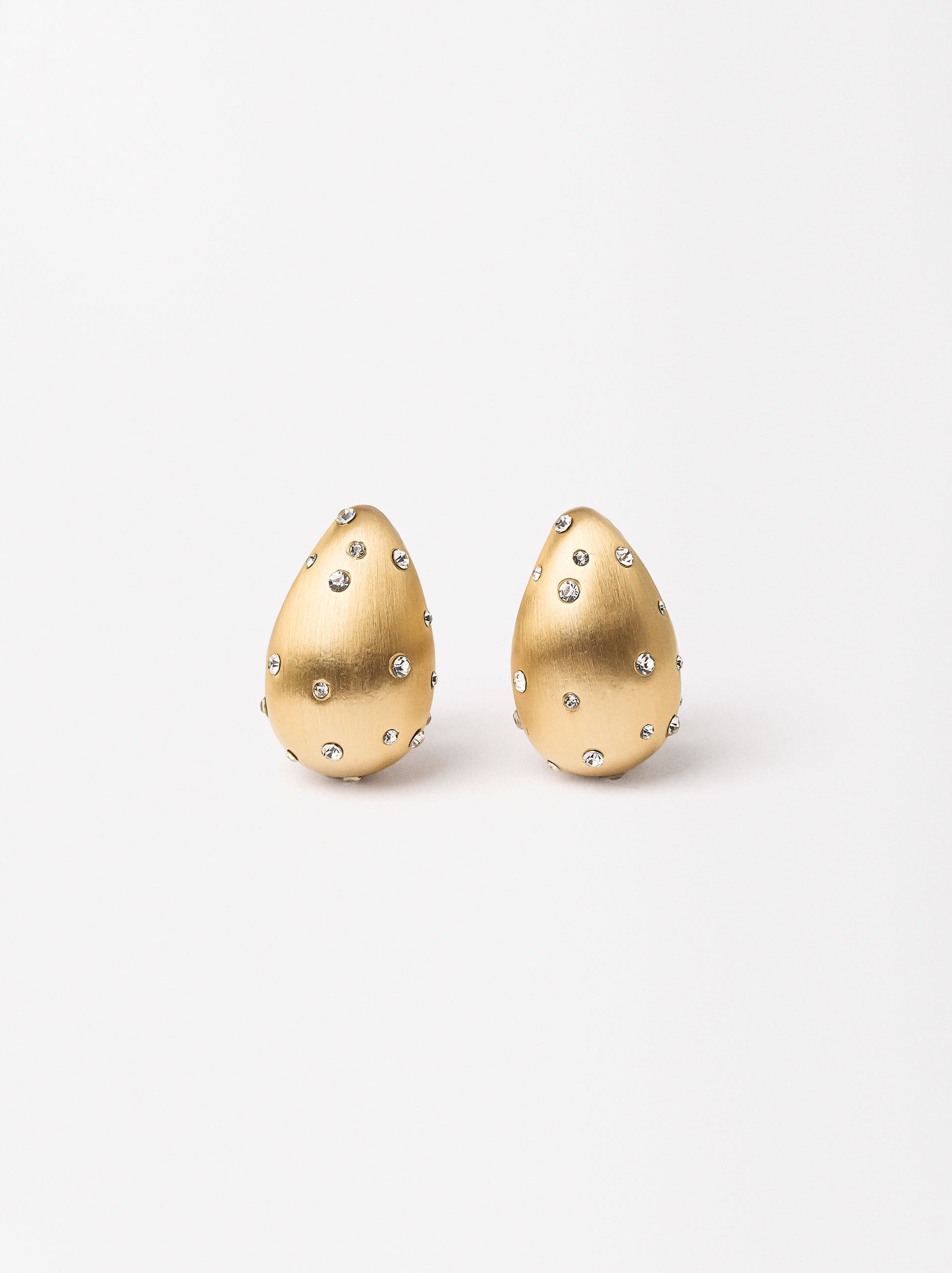 Aretes Gota Con Cristales