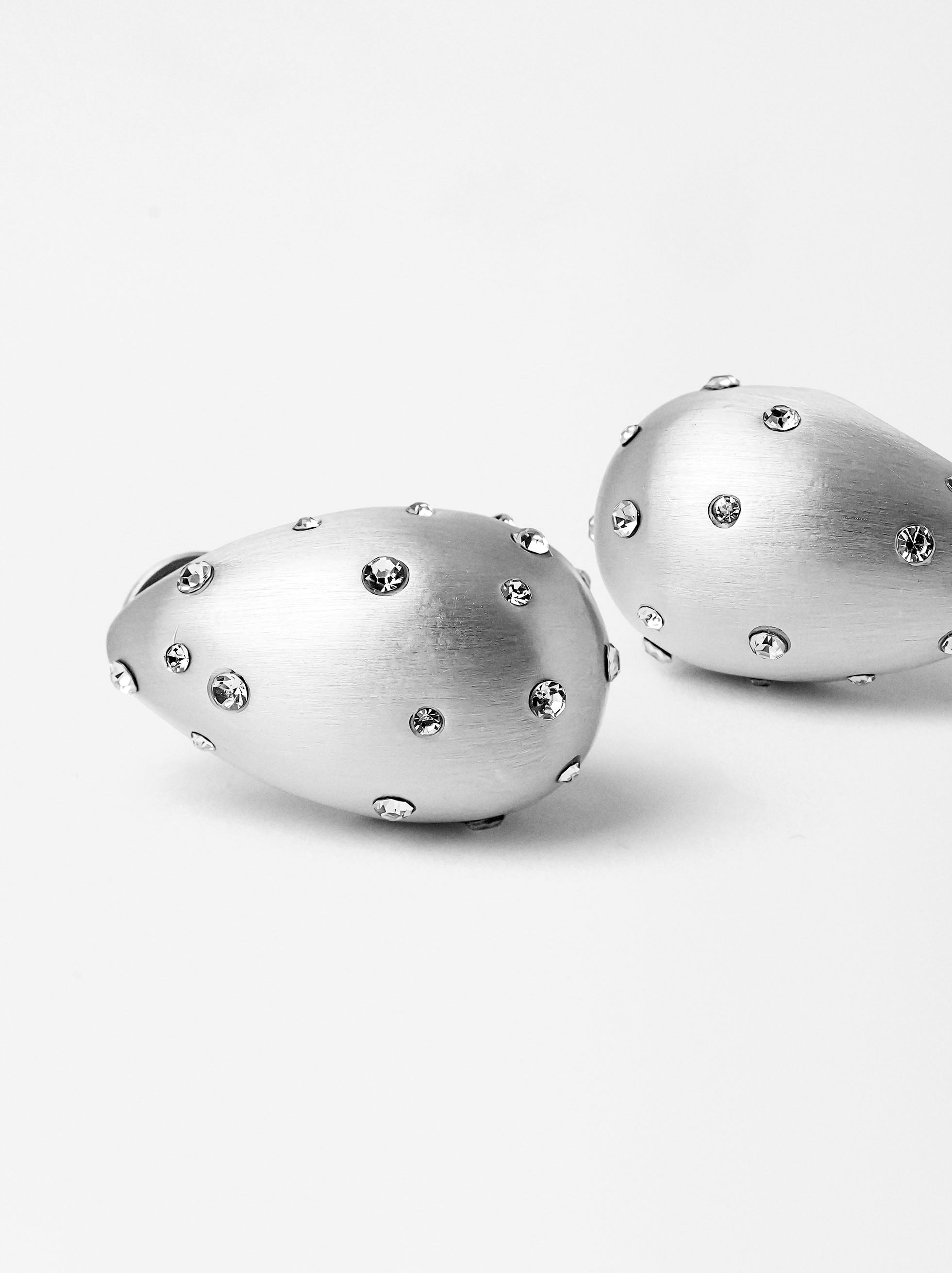 Aretes Gota Con Cristales