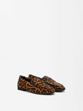 Exclusivo Online - Mocasines De Piel Estampado Leopardo