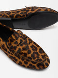 Exclusivo Online - Mocasines De Piel Estampado Leopardo