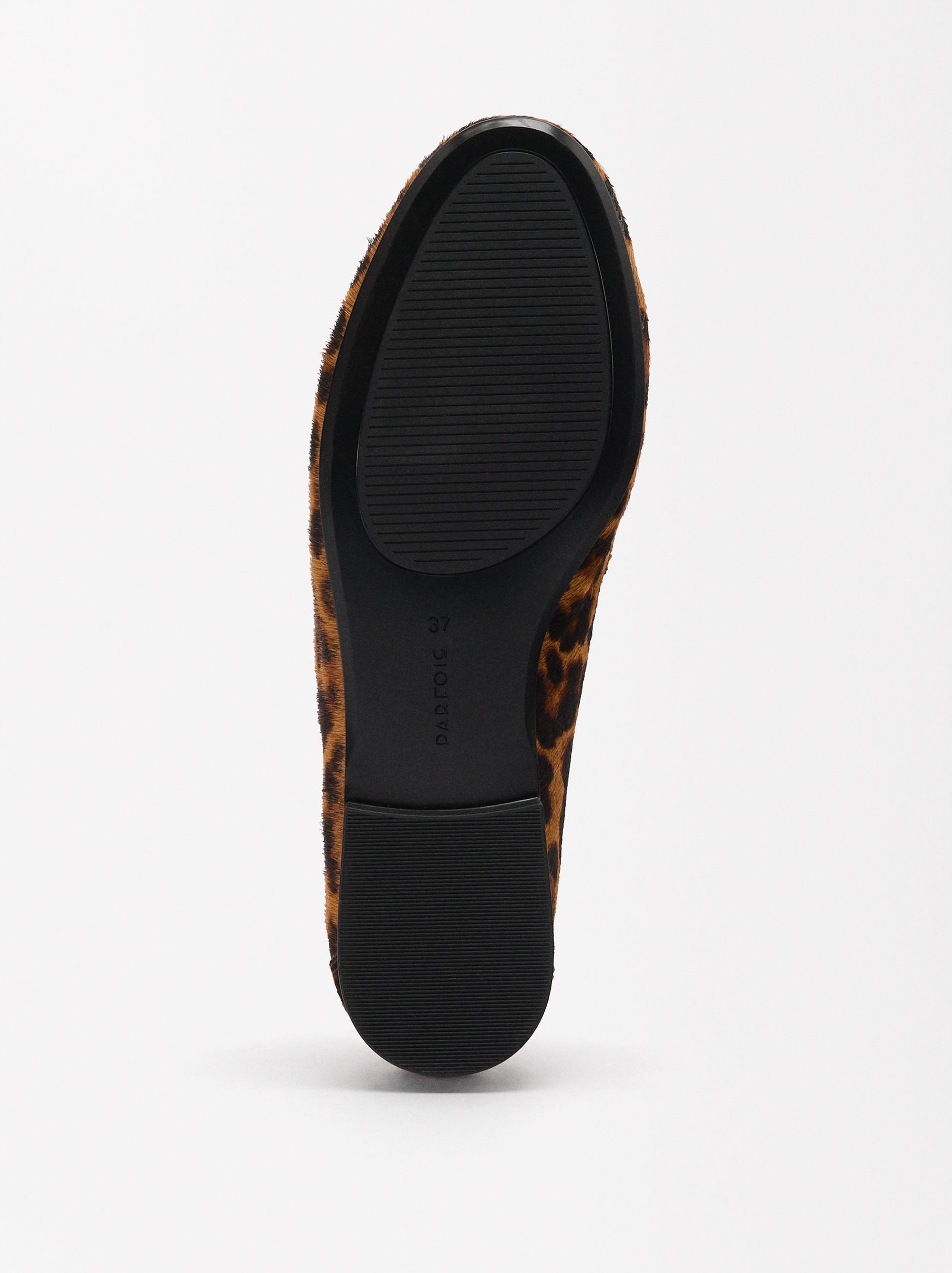 Exclusivo Online - Mocasines De Piel Estampado Leopardo