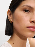 Aretes Alargados - Acero Inoxidable