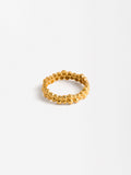 Anillo Dorado - Plata De Ley 925