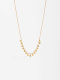 Collar Corto Con Medallas - Plata De Ley 925