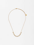 Collar Corto Con Medallas - Plata De Ley 925