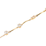 Pulsera Con Cristales - Acero Inoxidable