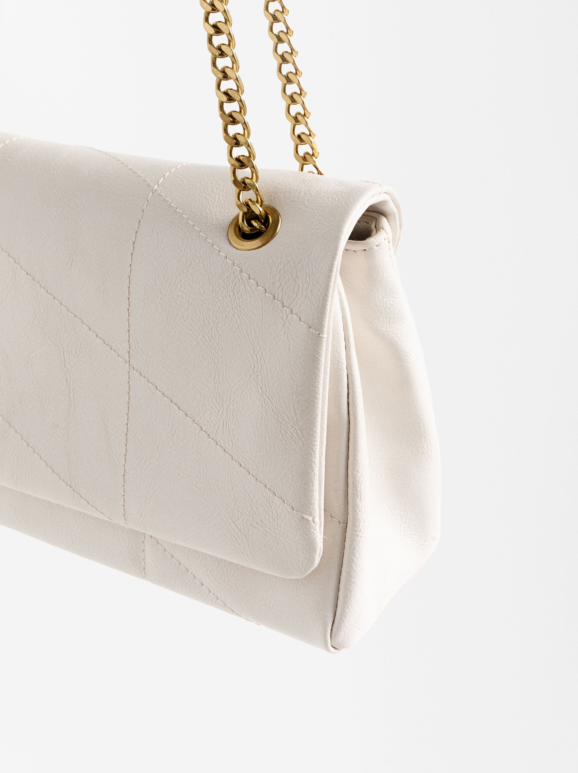 Bolso De Hombro Con Cadena