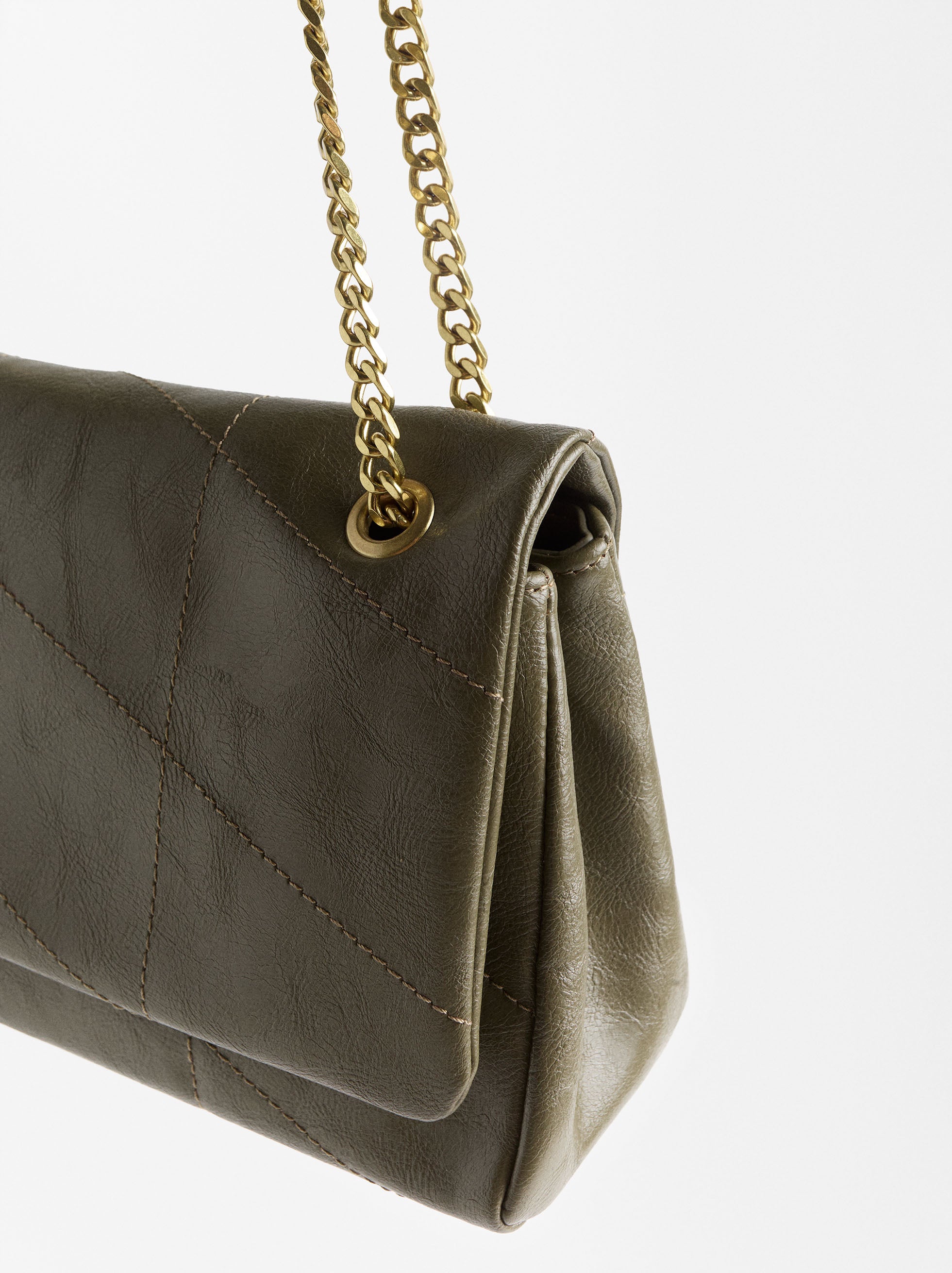 Bolso De Hombro Con Cadena