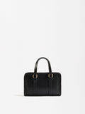 Bolso Tote Con Doble Cierre