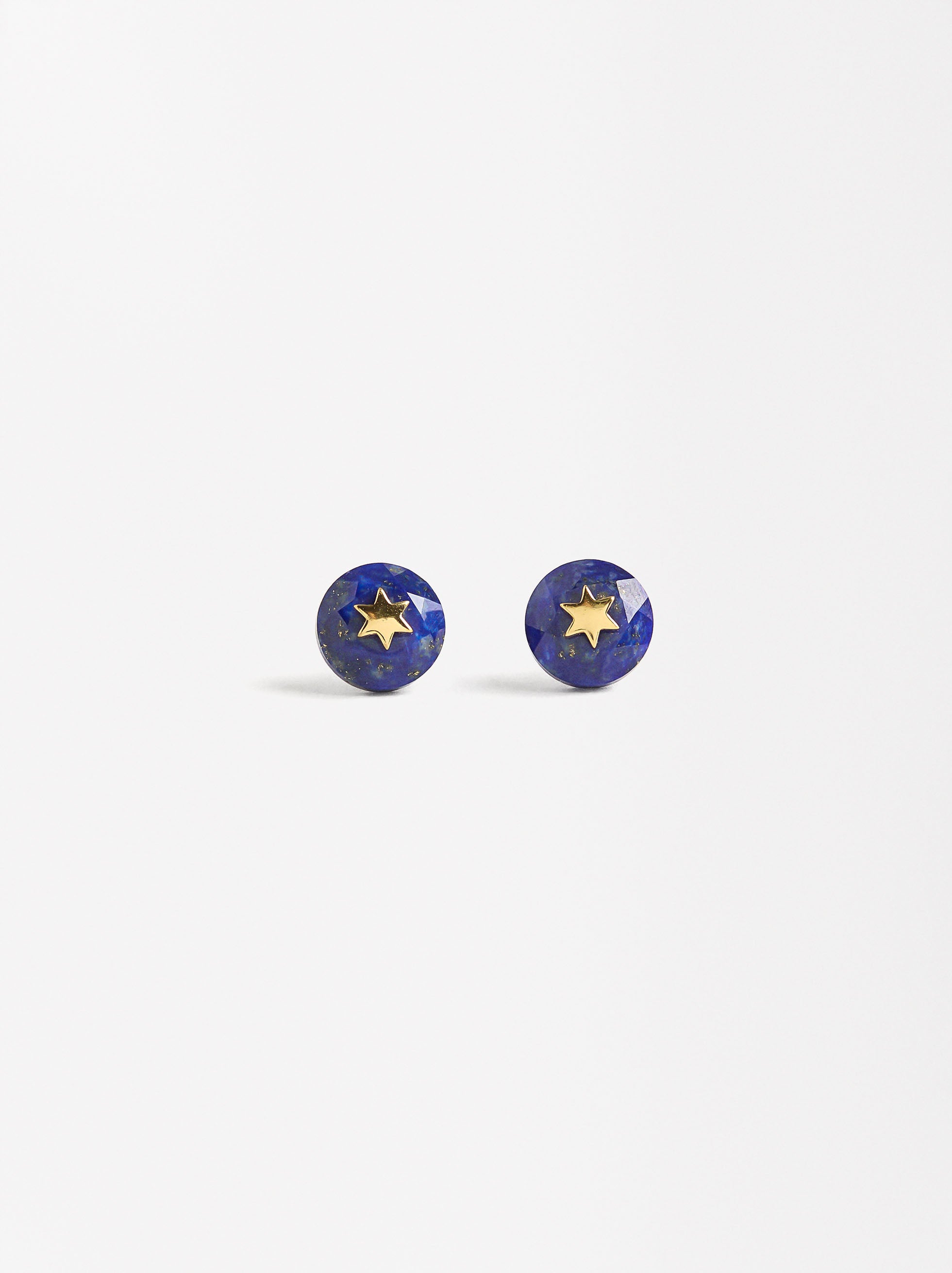 Pendientes Con Piedras - Plata De Ley 925