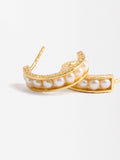 Aretes Con Perlas - Plata De Ley 925