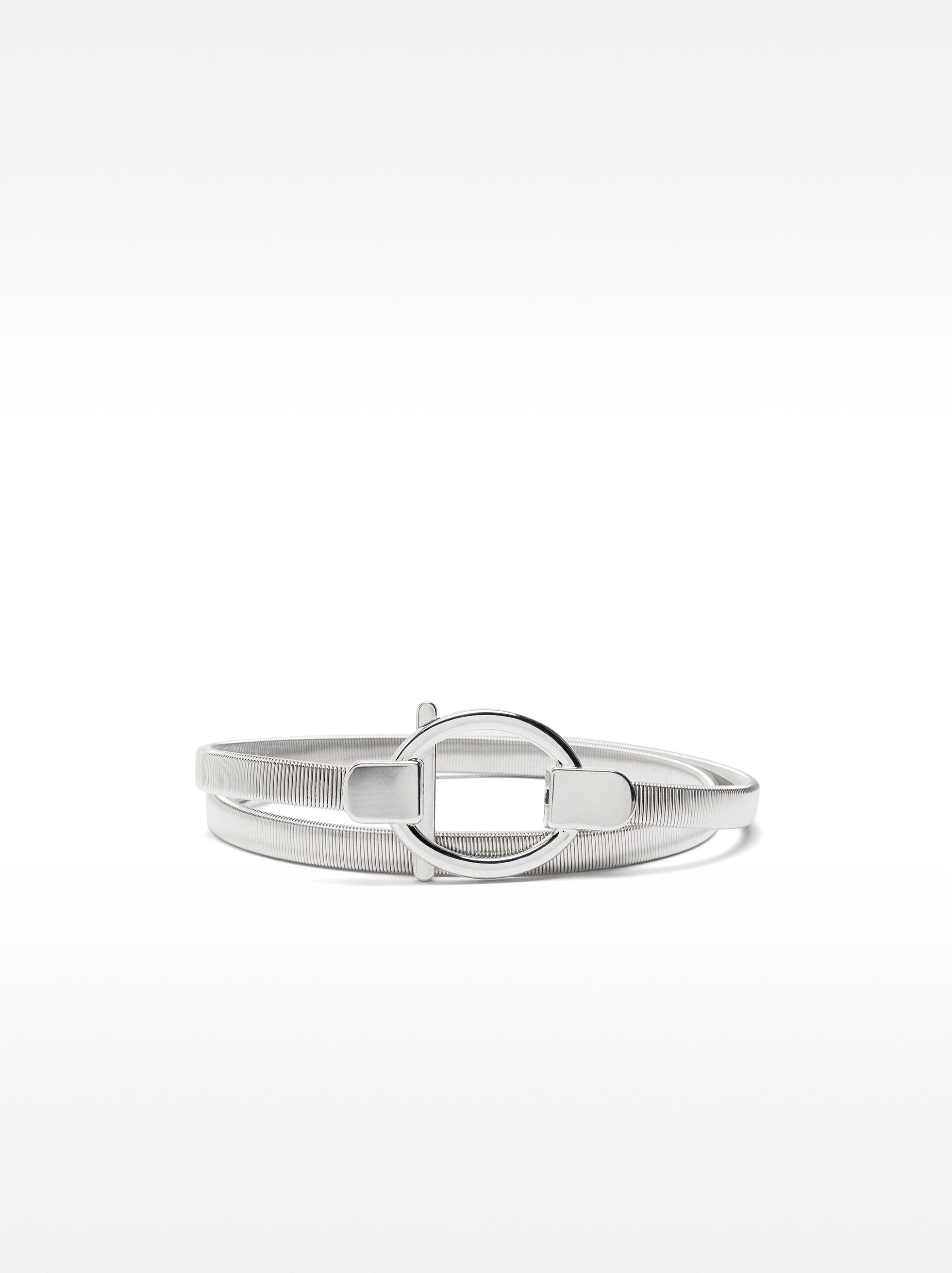 Cinturón Metálico Plateado