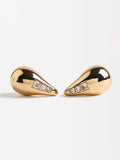 Aretes Gota Con Cristales