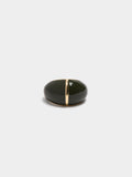 Anillo Redondeado Con Esmalte