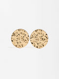 Aretes Redondos Efecto Martillado