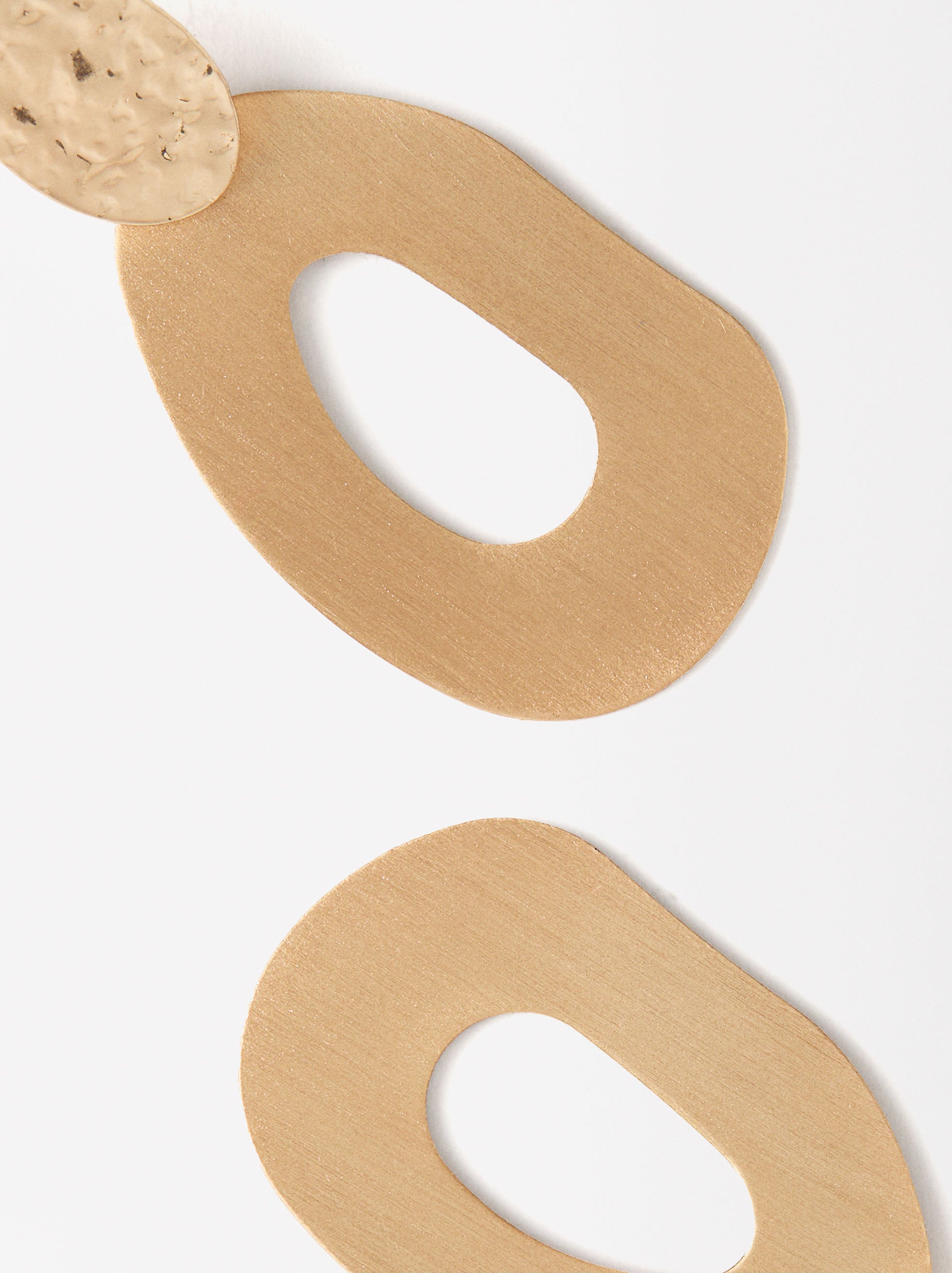 Aretes Largos Dorados