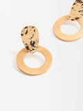 Aretes Redondos Efecto Martillado