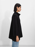 Poncho De Punto Con Botones
