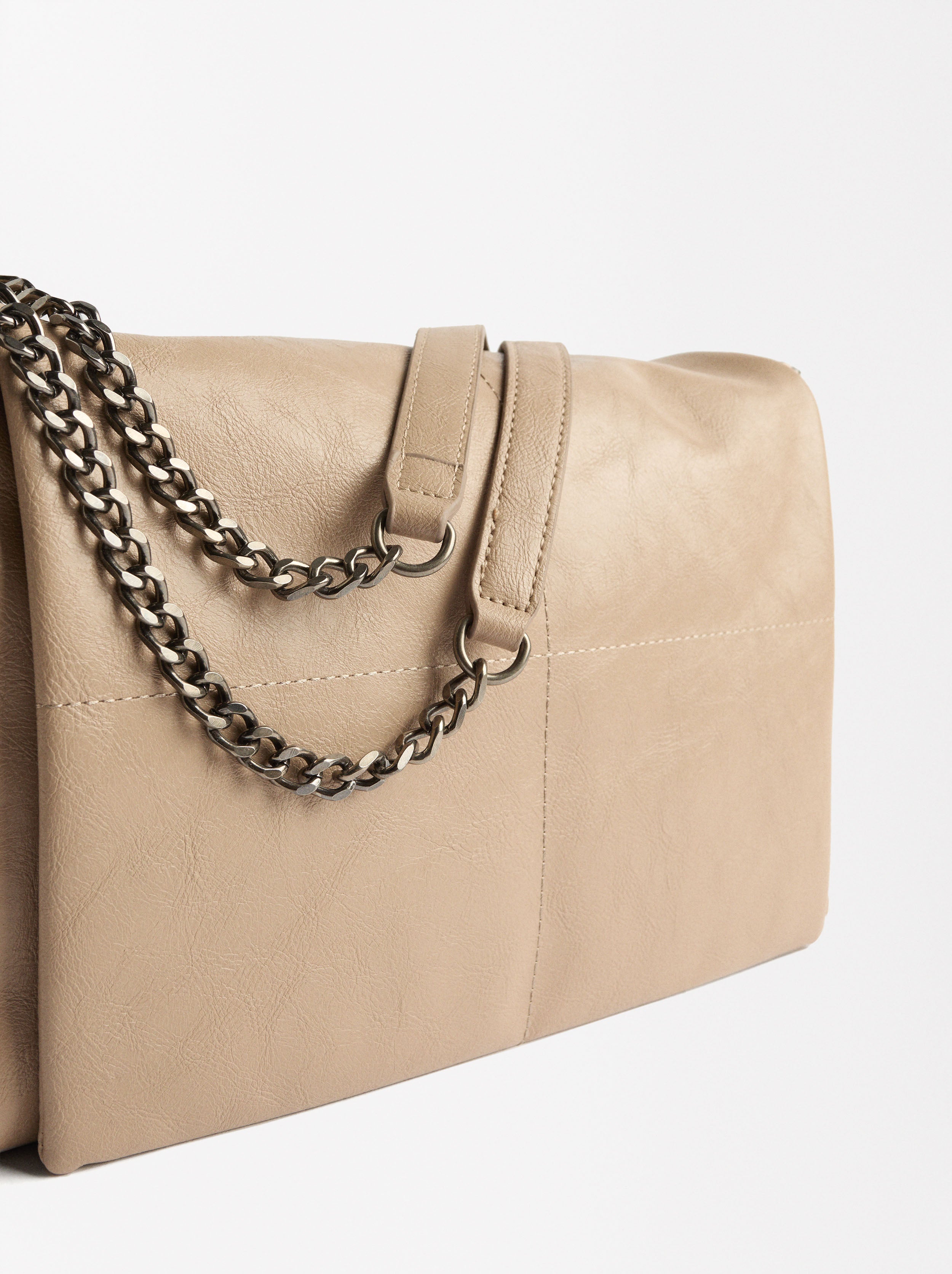 Bolso De Hombro Con Cadena