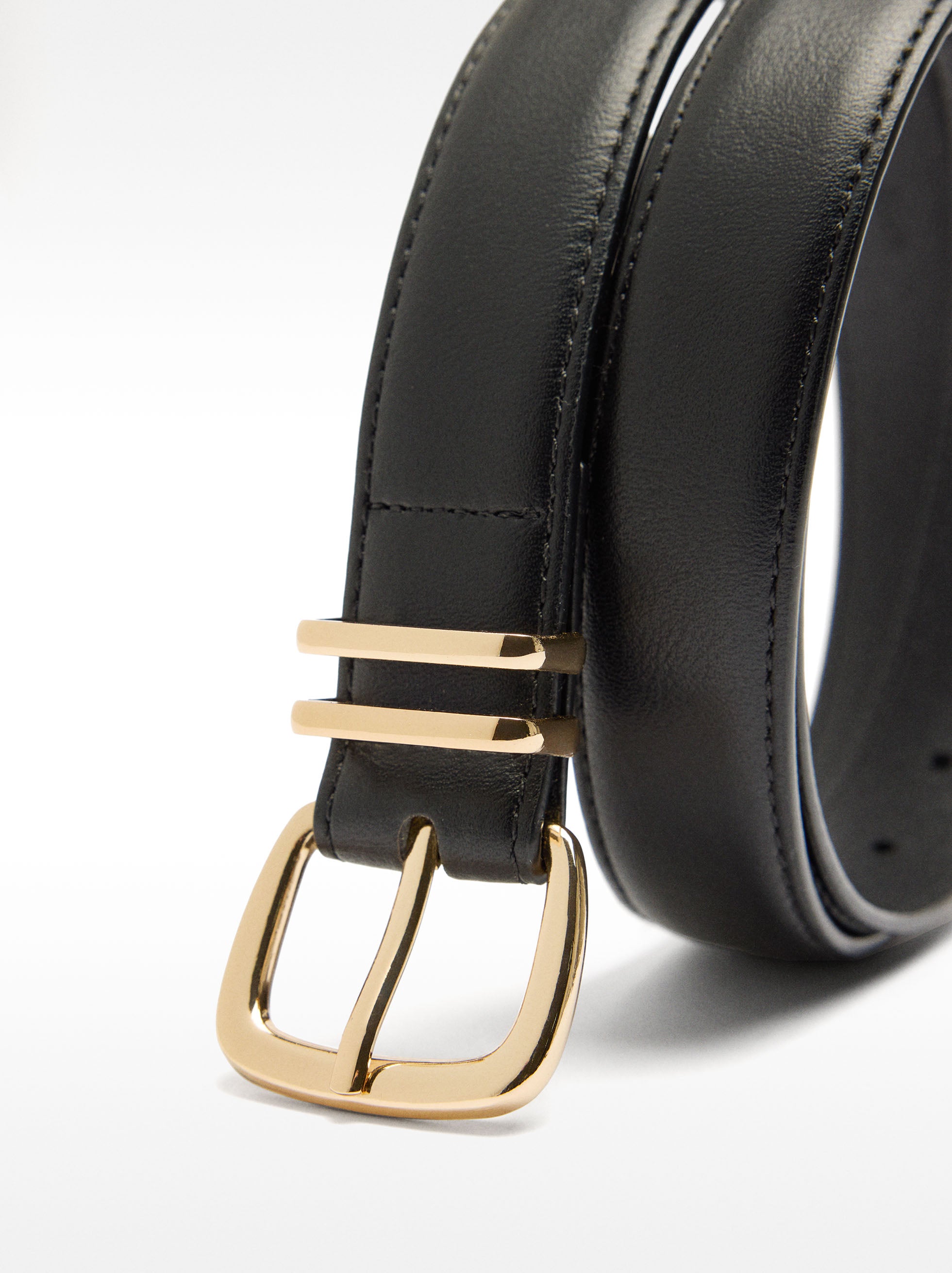 Cinturón Liso Con Hebilla