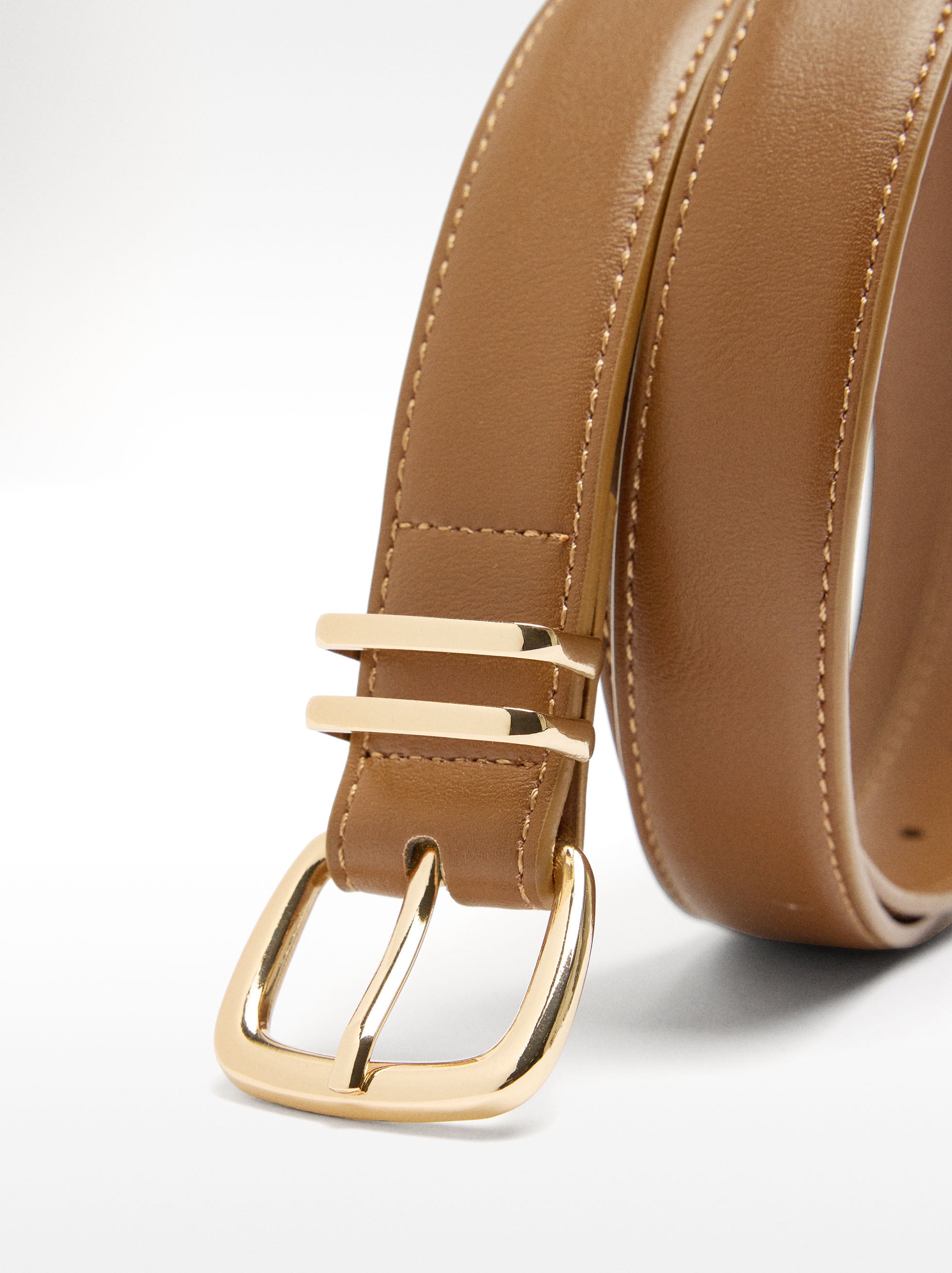 Cinturón Liso Con Hebilla