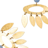 Pendientes Largos Efecto Piedra