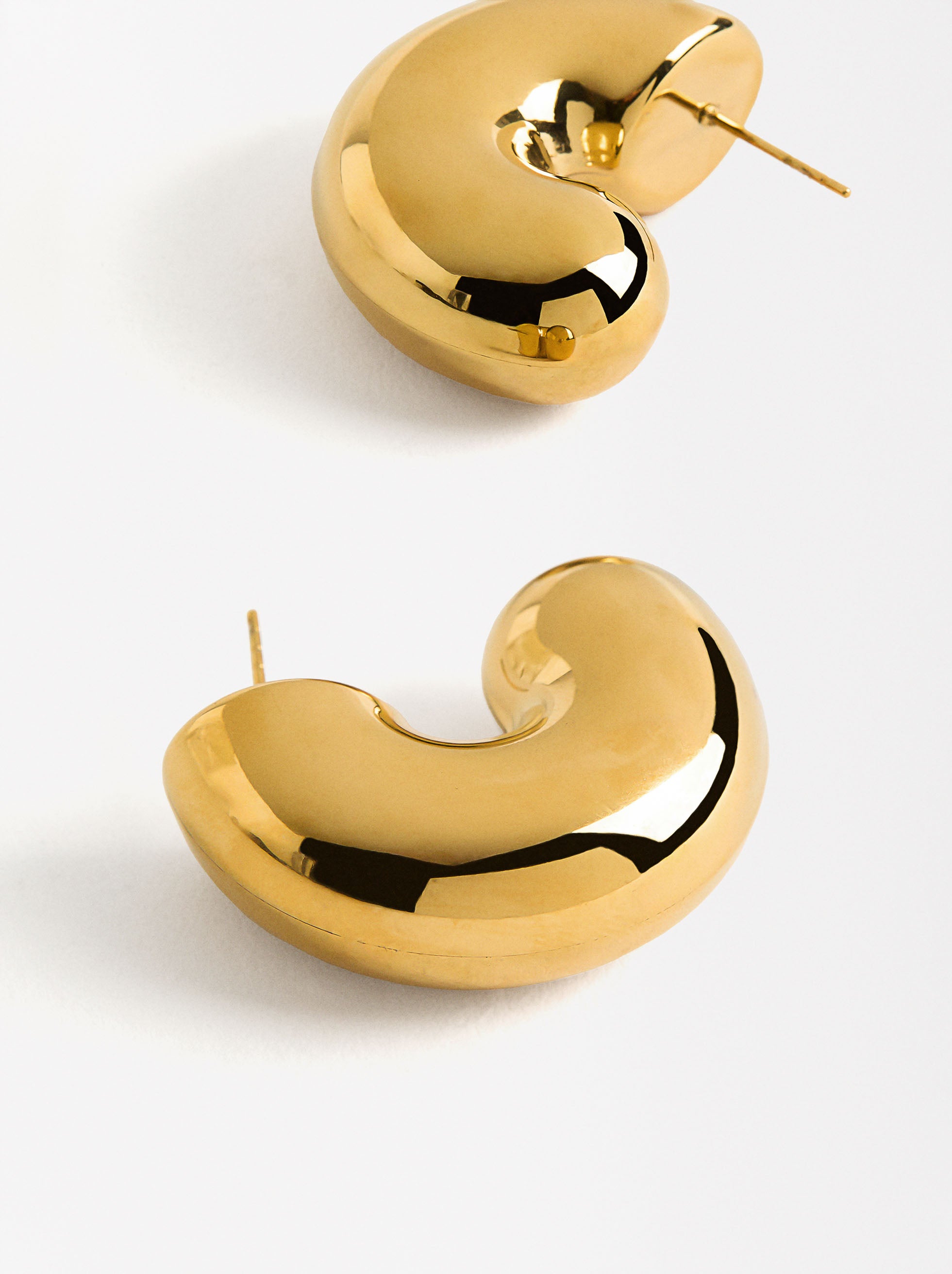 Aretes Maxi Redondos - Acero Inoxidable