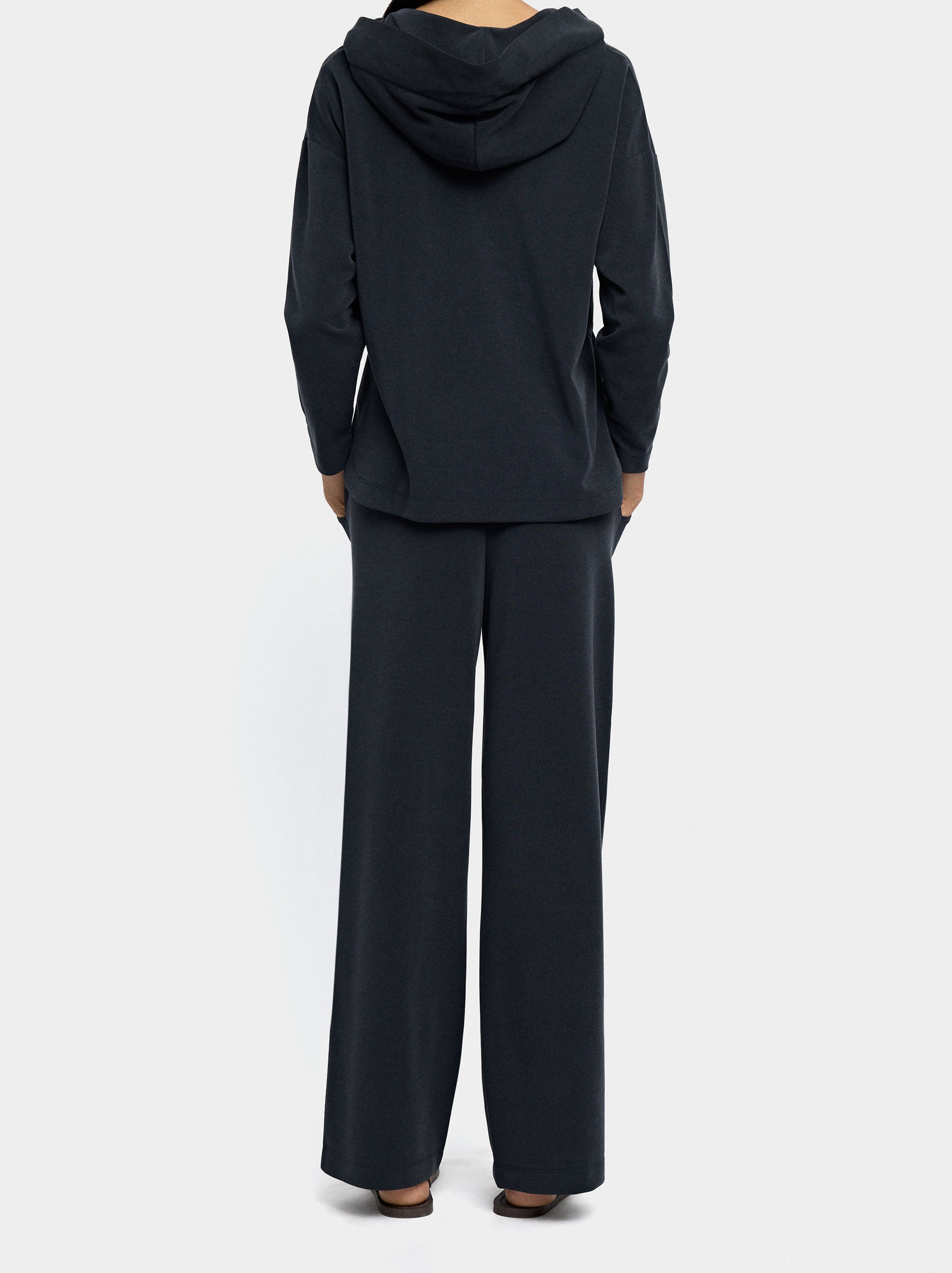 Pantalón Fluido Con Cintura Elástica