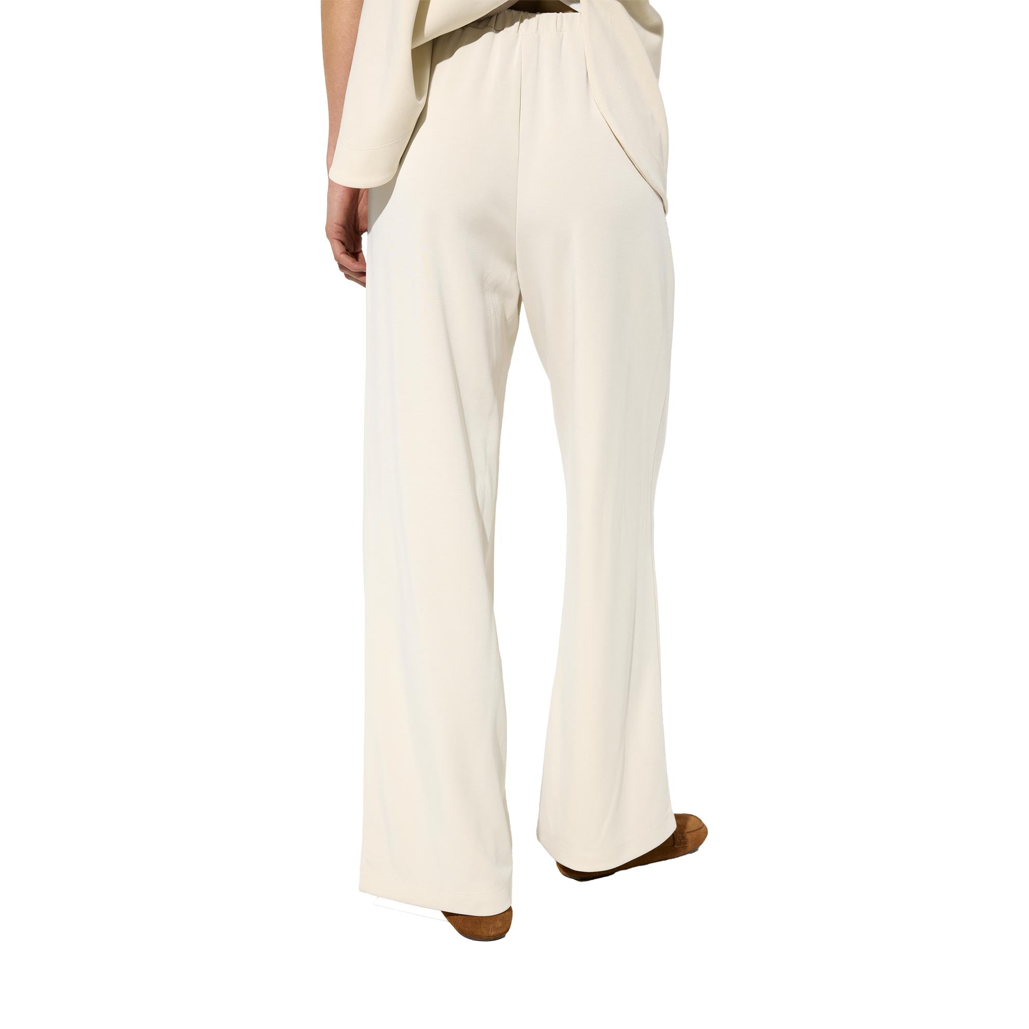 Pantalón Fluido Con Cintura Elástica