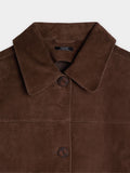 Chaqueta De Piel Con Botones