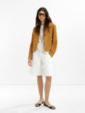 Chaqueta De Piel Con Botones