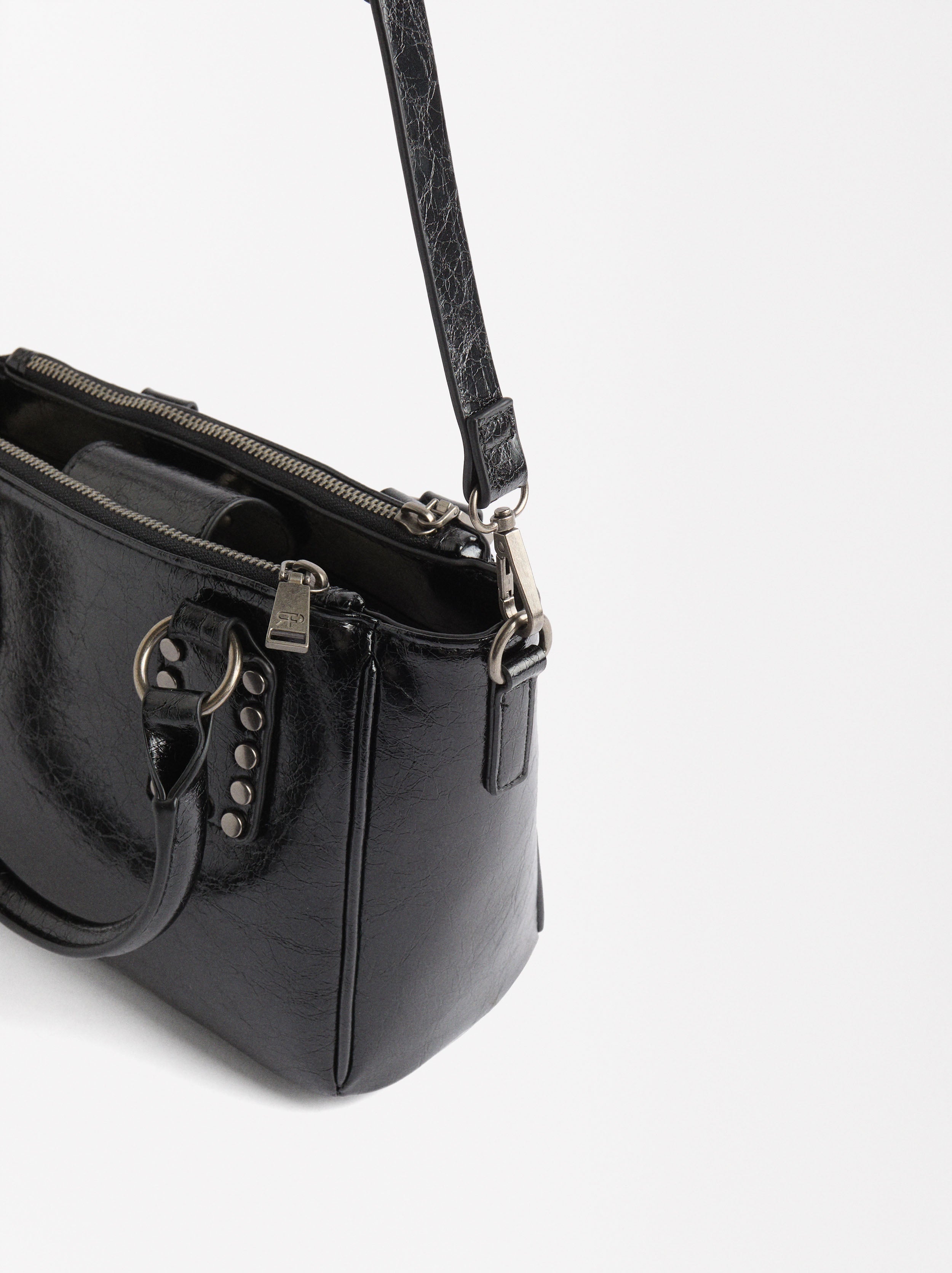 Bolso Tote Con Tachuelas