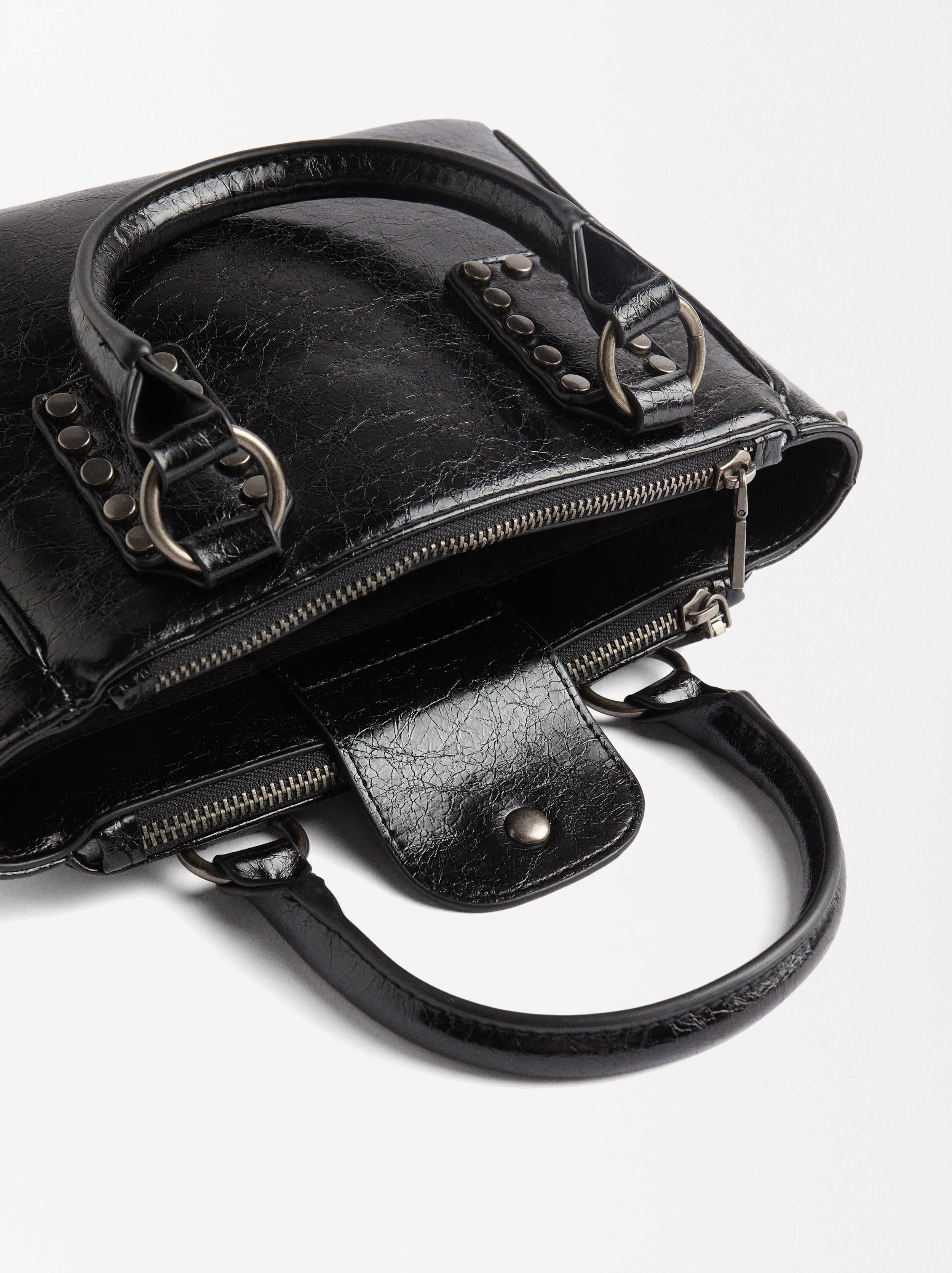 Bolso Tote Con Tachuelas