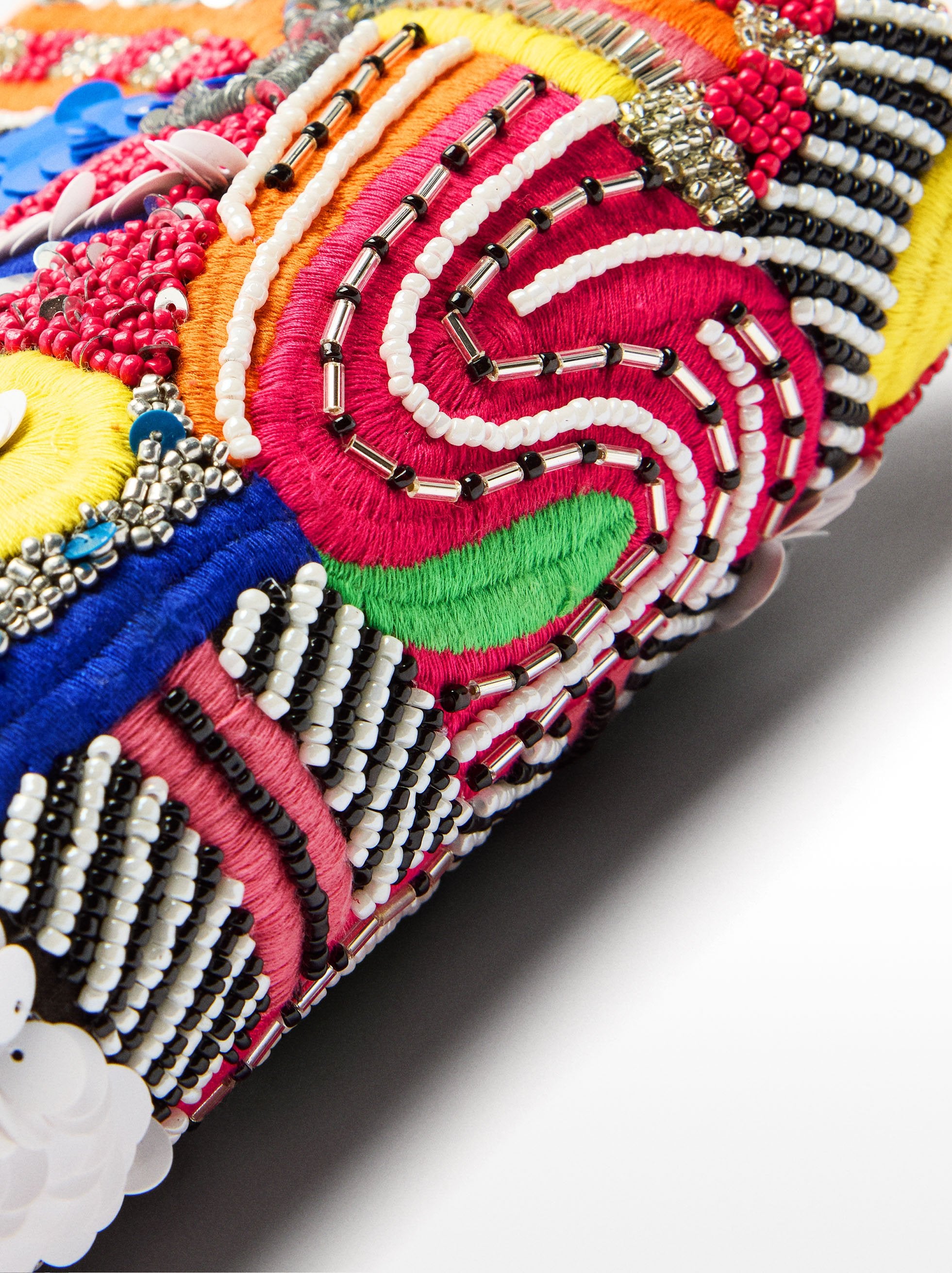 Bolso De Fiesta Con Abalorios