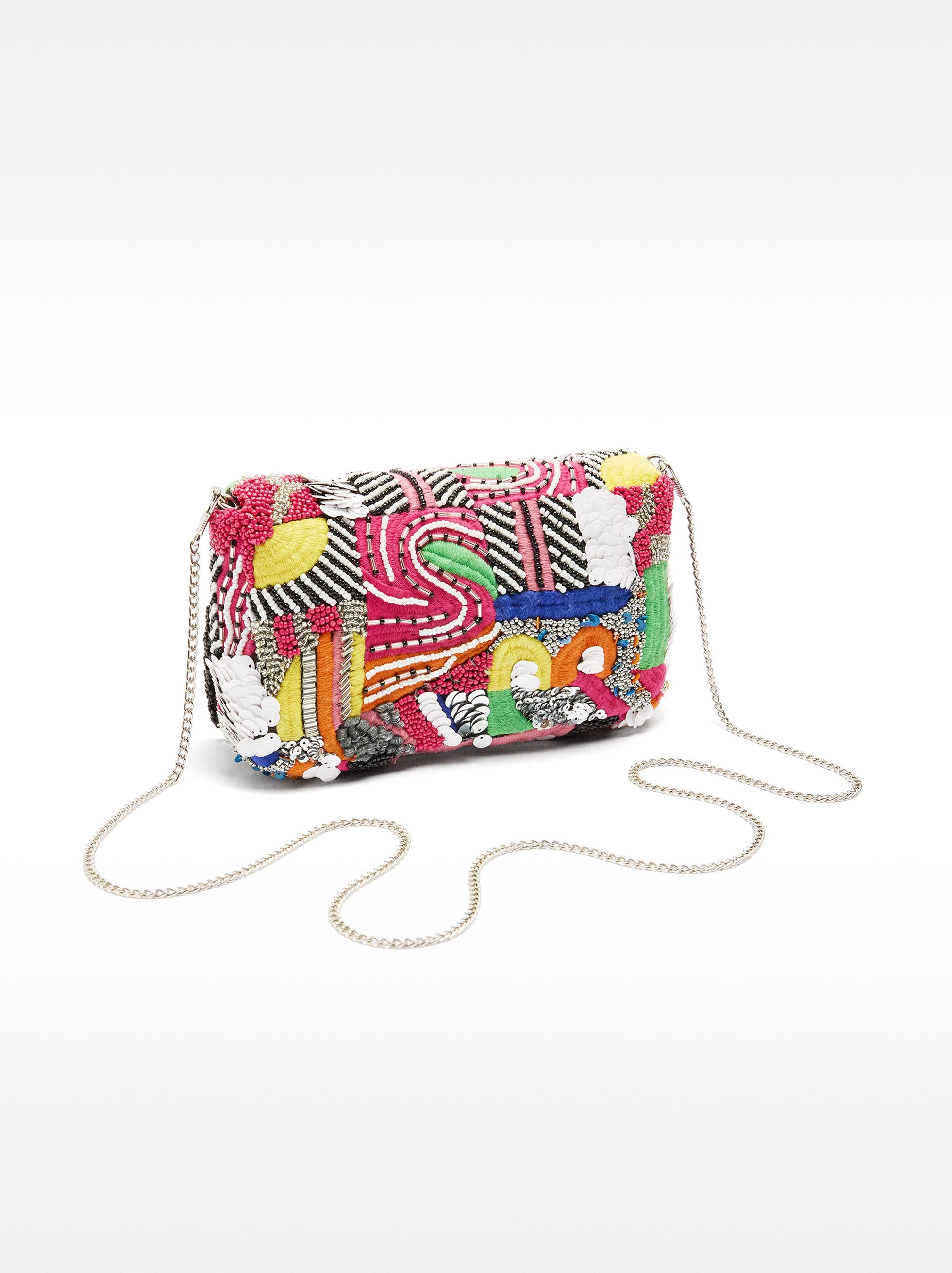 Bolso De Fiesta Con Abalorios