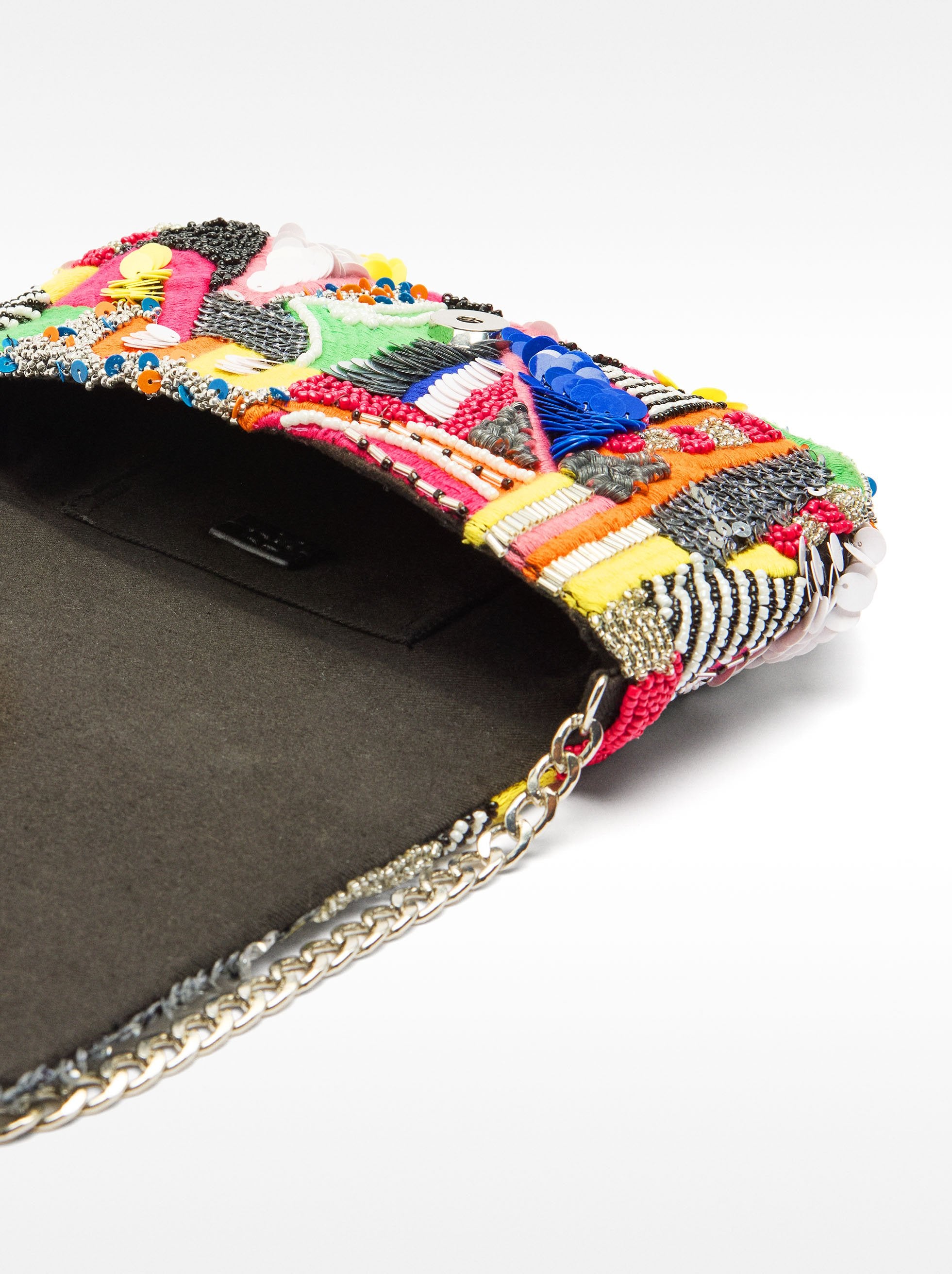 Bolso De Fiesta Con Abalorios