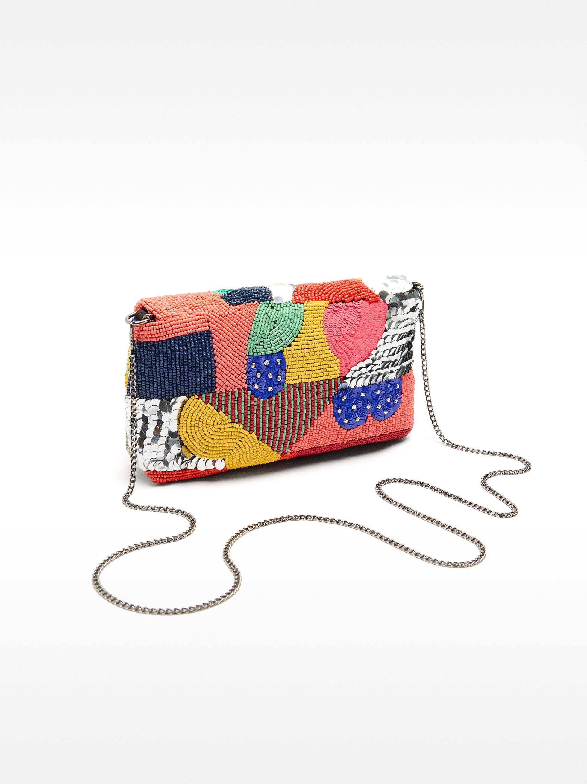 Bolso De Fiesta Con Abalorios