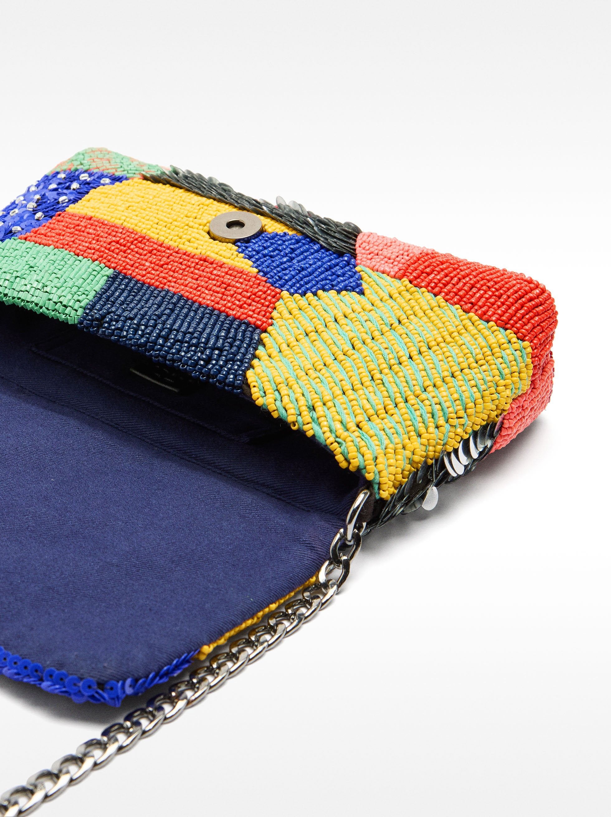 Bolso De Fiesta Con Abalorios