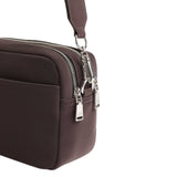 Bolso Bandolera Con Doble Cierre