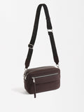 Bolso Bandolera Con Doble Cierre