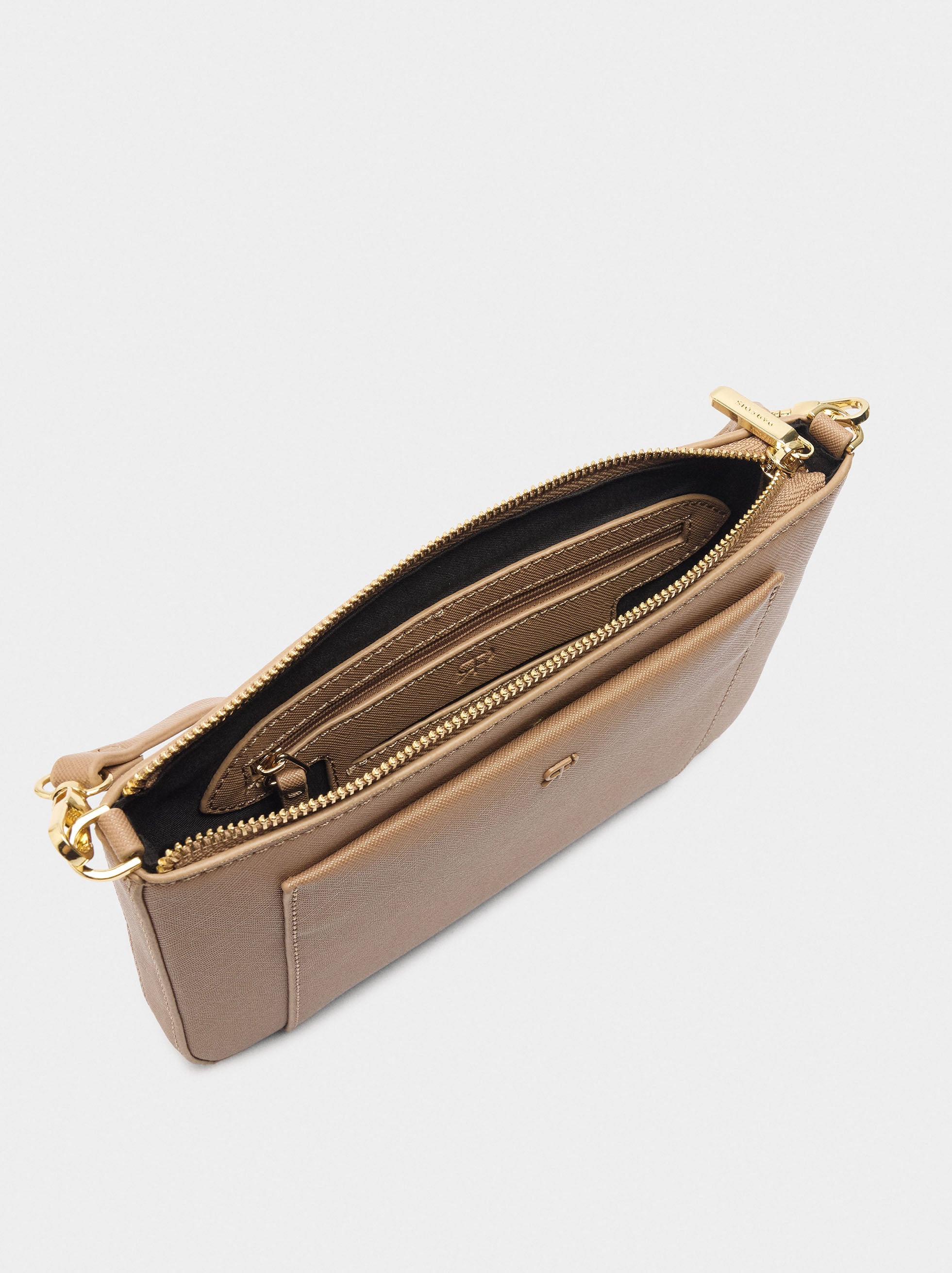 Bolso De Bandolera Con Textura