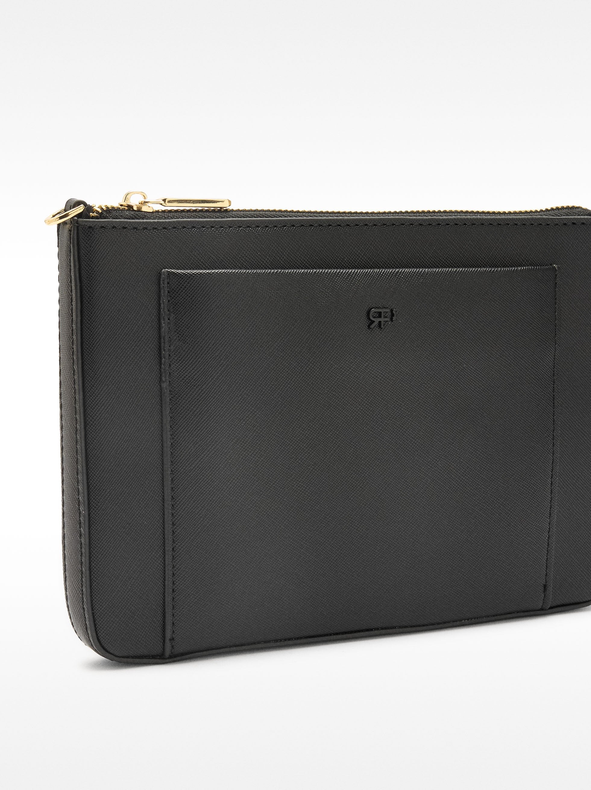 Bolso Bandolera Con Textura