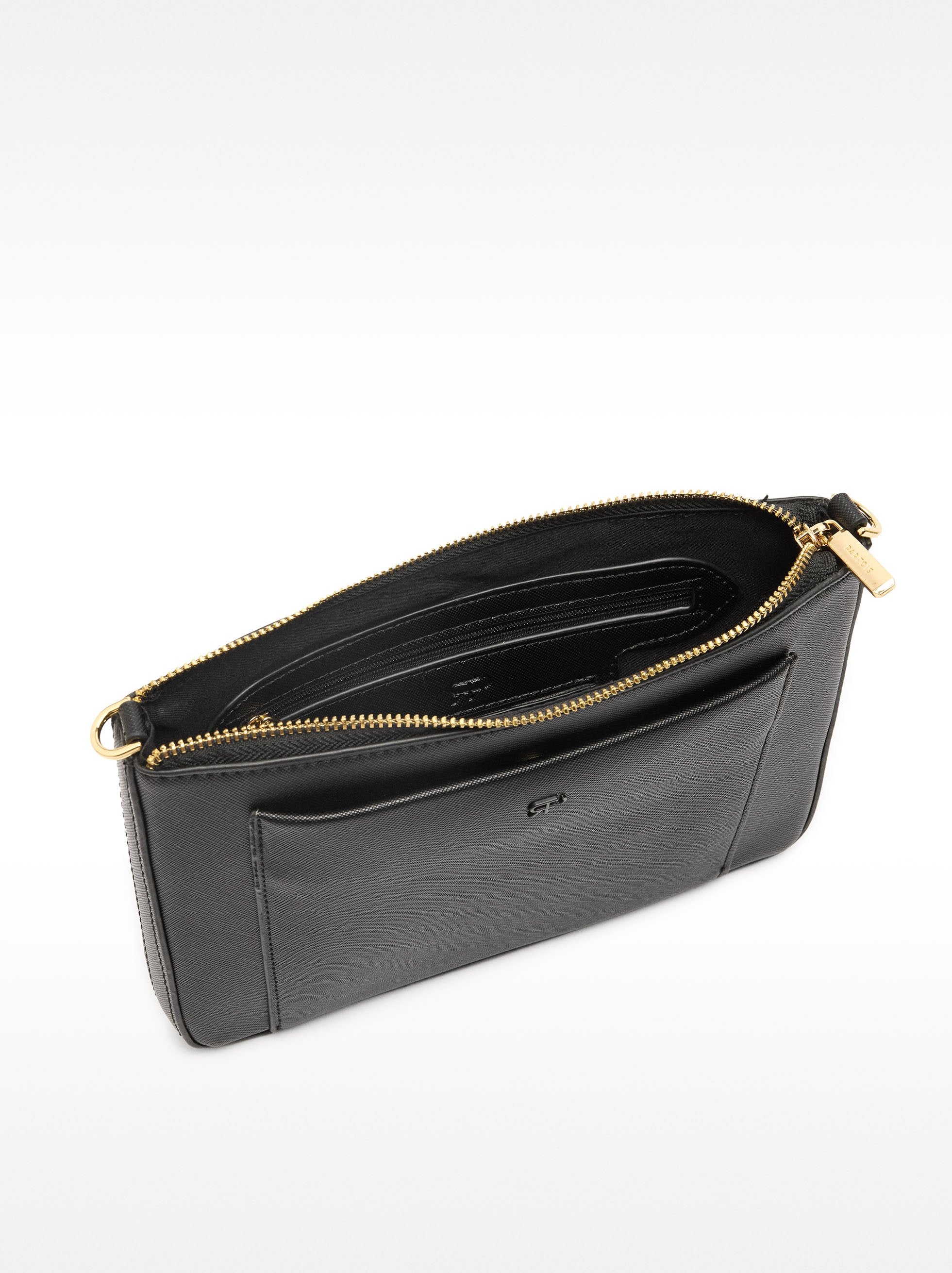 Bolso Bandolera Con Textura