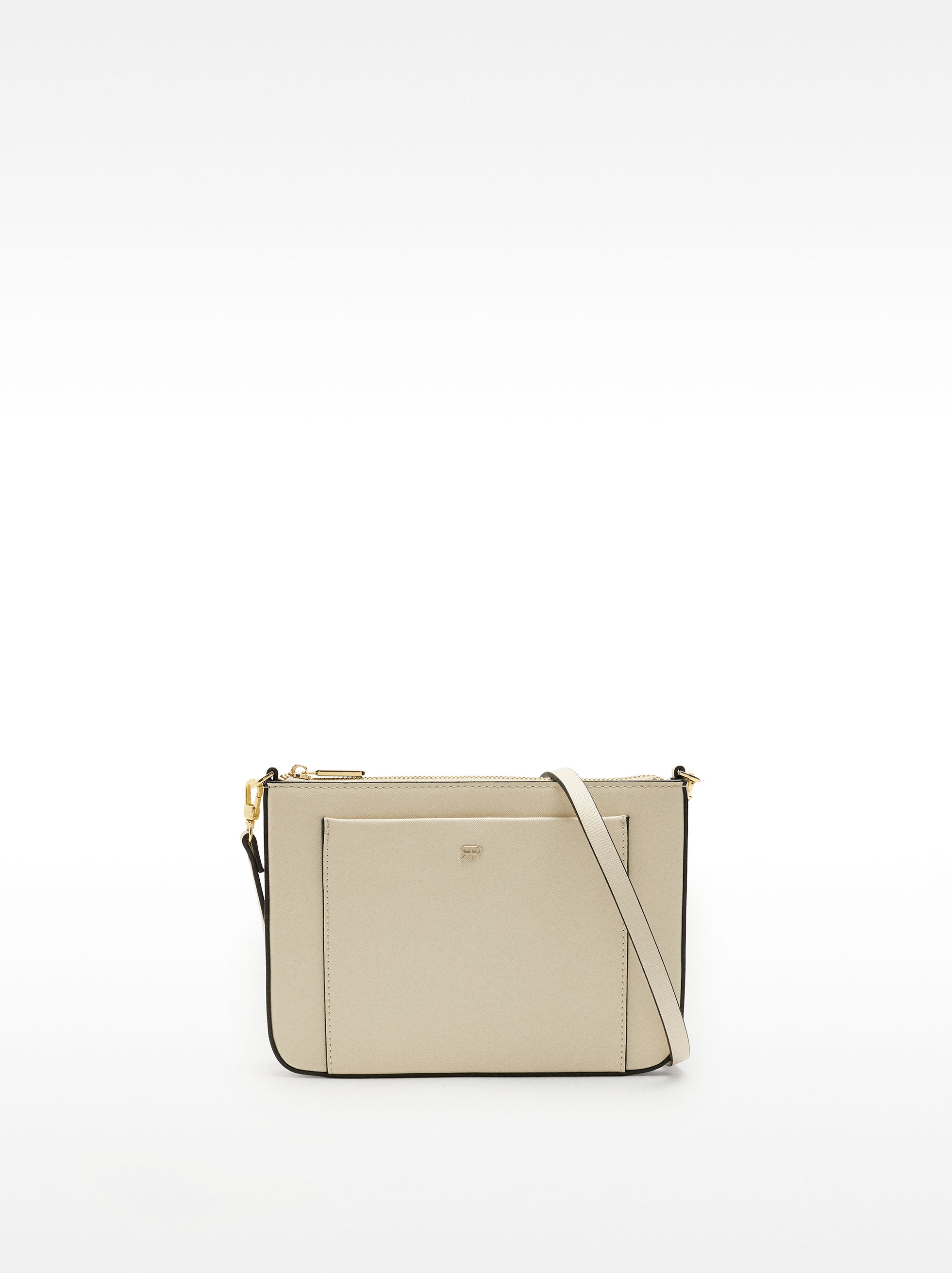 Bolso Bandolera Con Textura