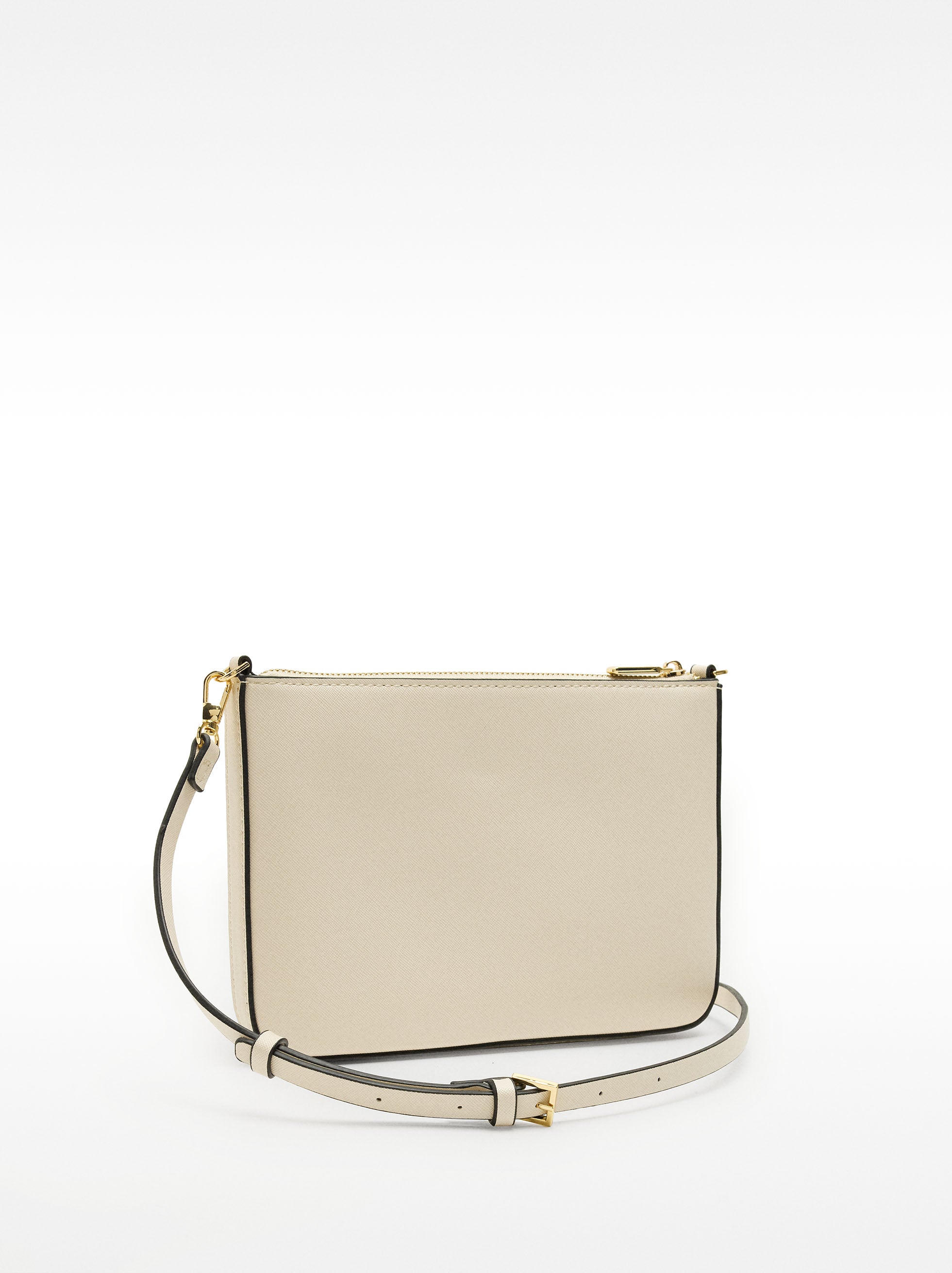Bolso Bandolera Con Textura