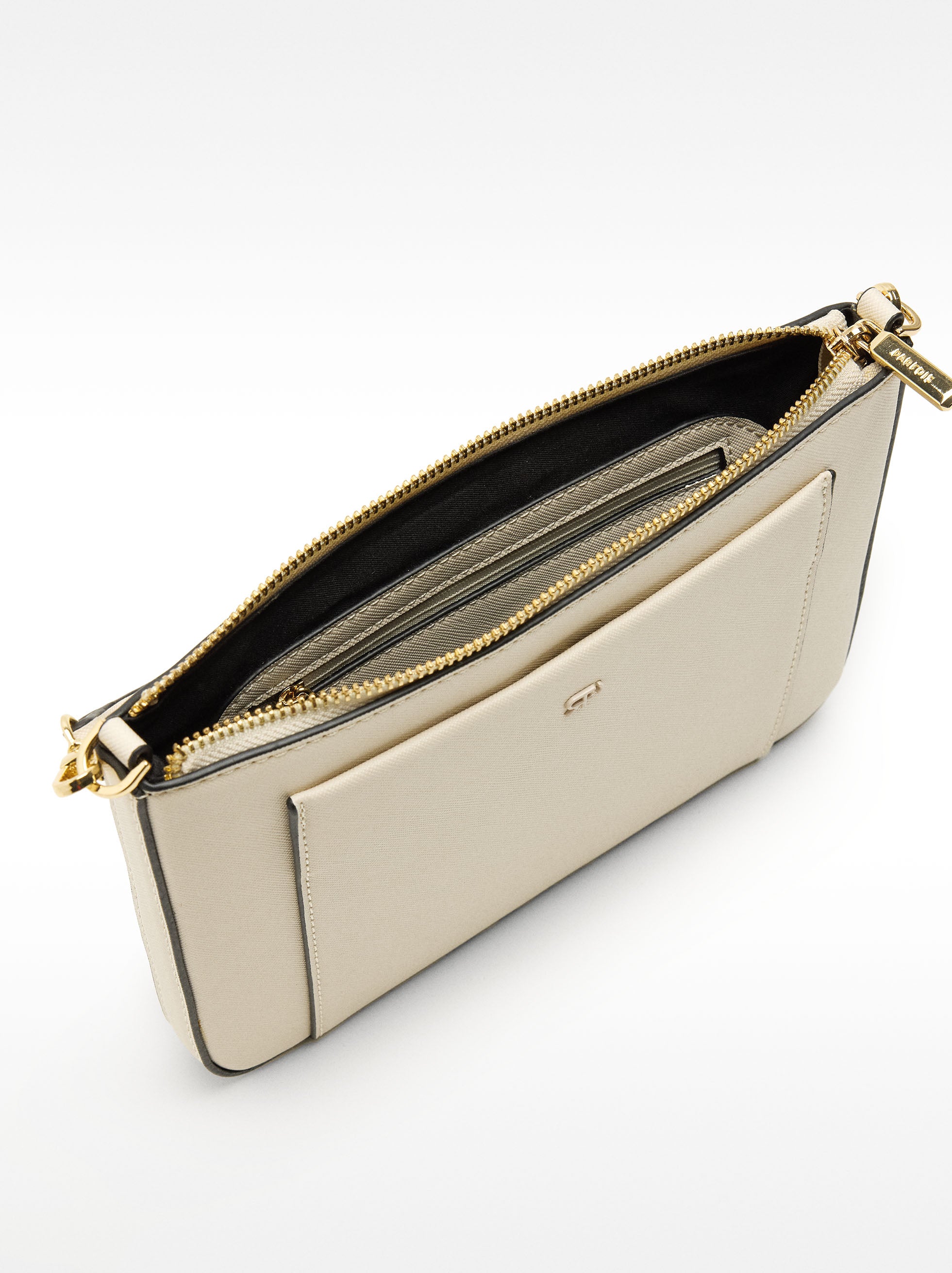Bolso Bandolera Con Textura