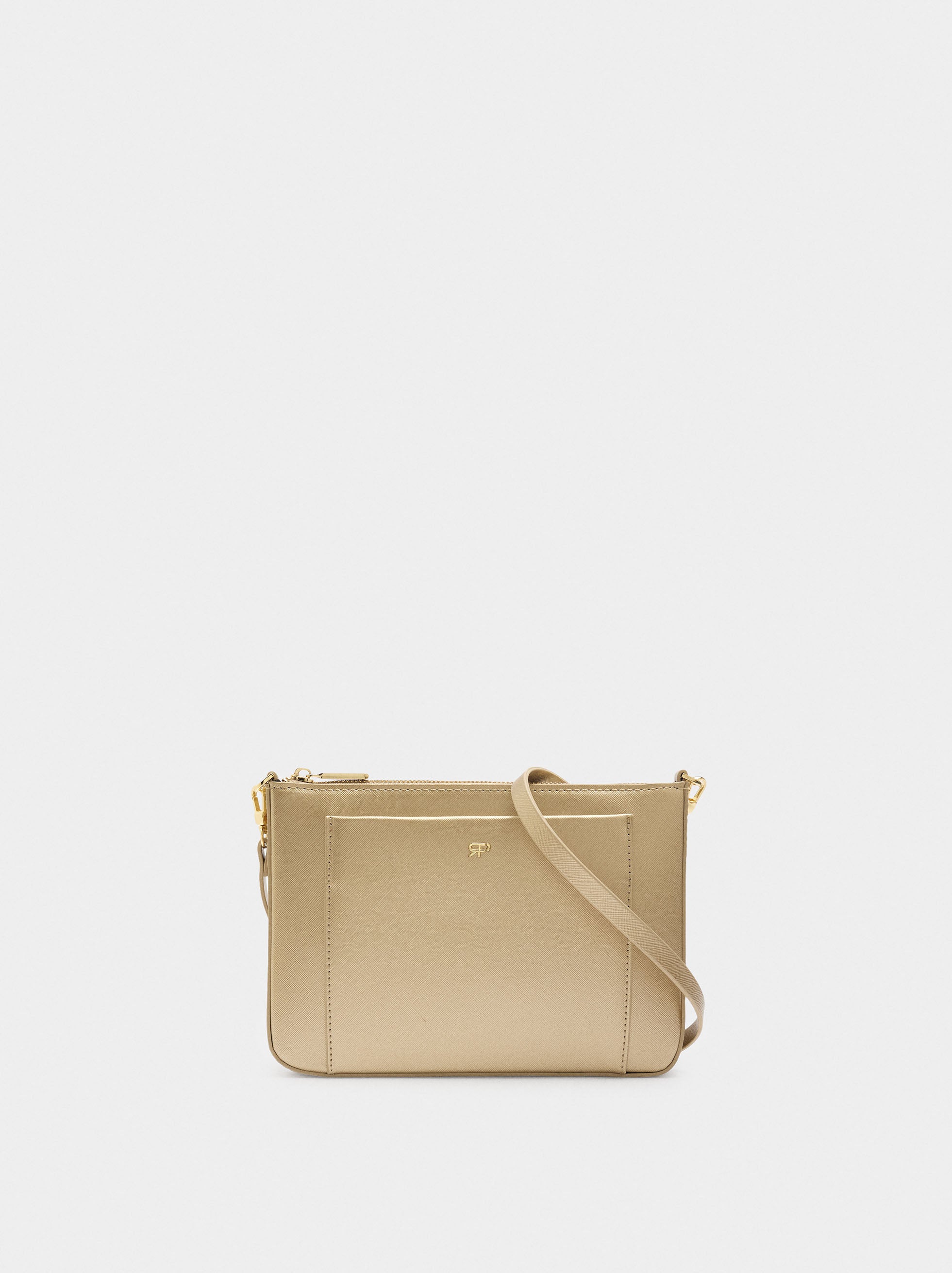 Bolso De Bandolera Con Textura