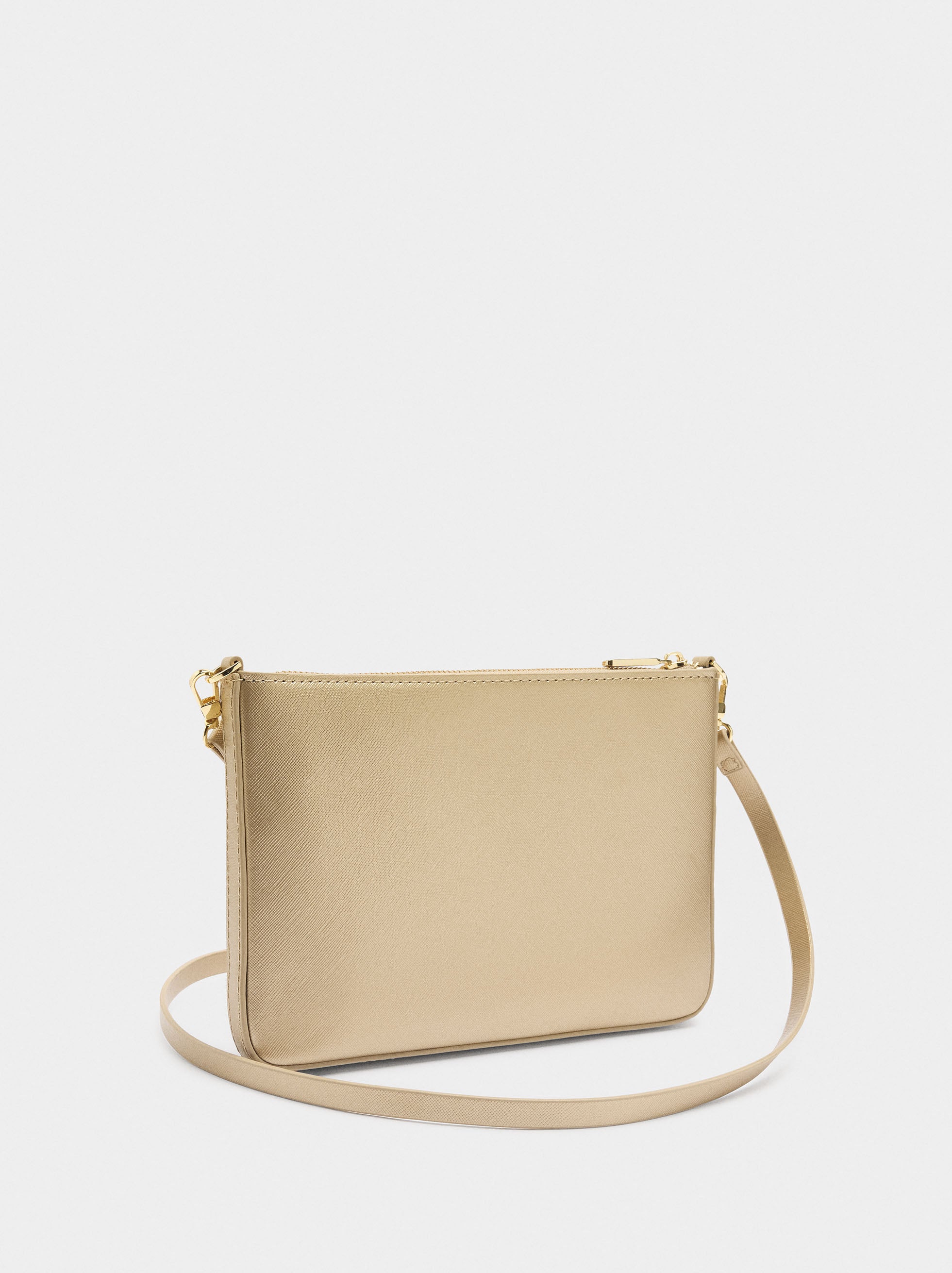 Bolso De Bandolera Con Textura