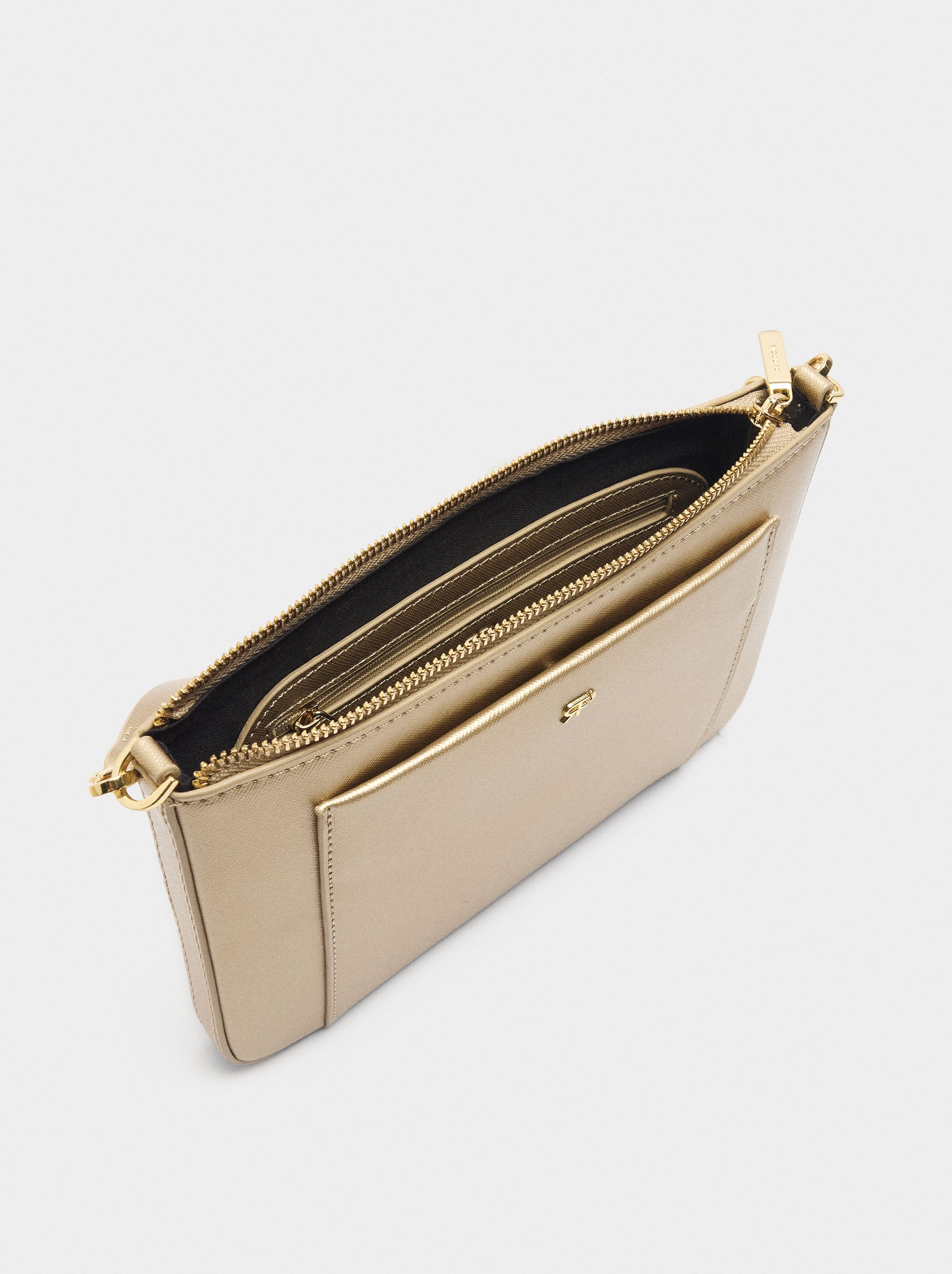 Bolso De Bandolera Con Textura