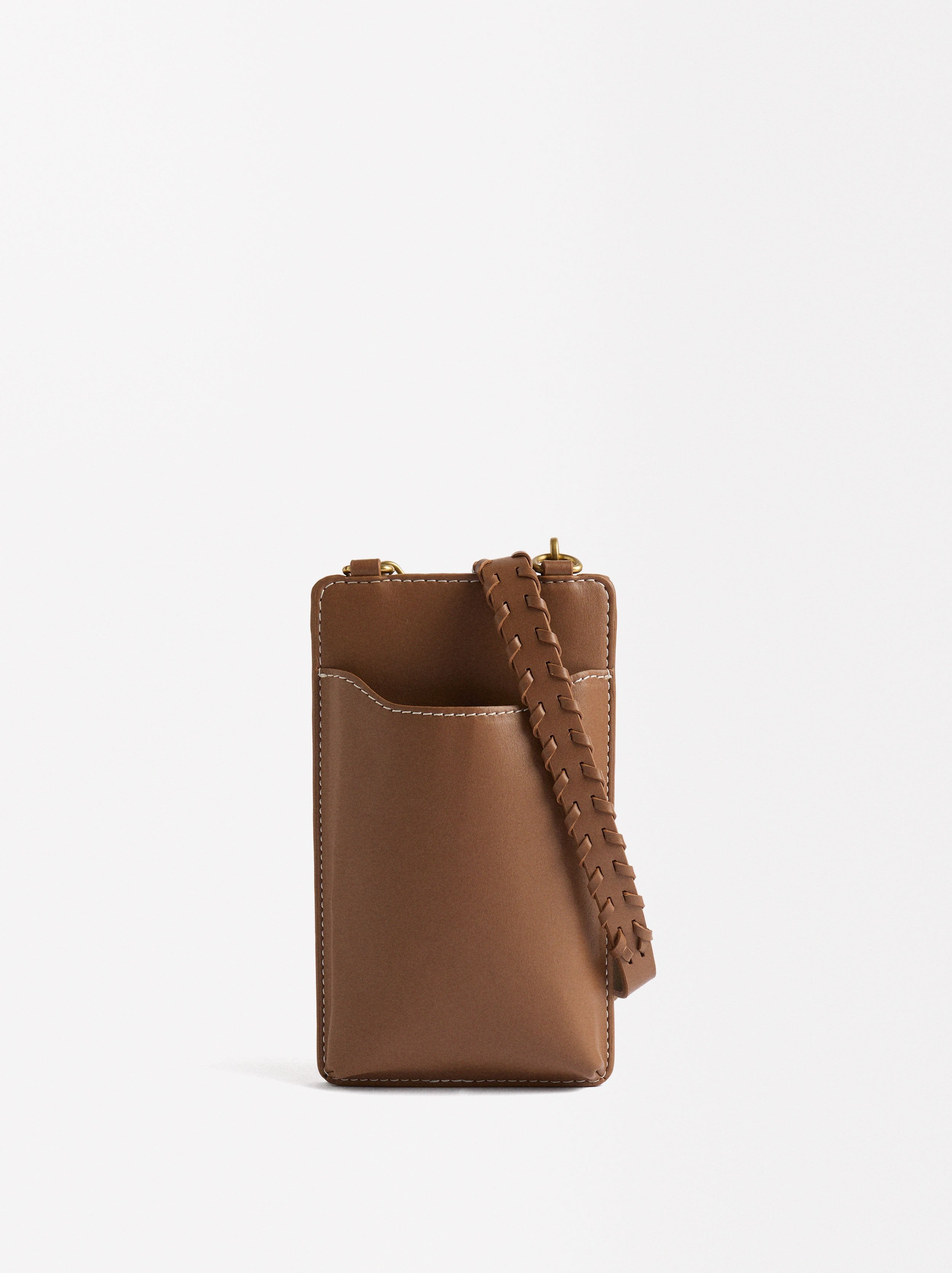 Bolso Para Móvil Con Correa Trenzada